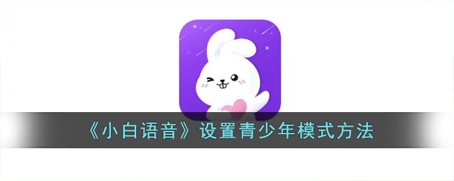 《小白语音》设置青少年模式方法